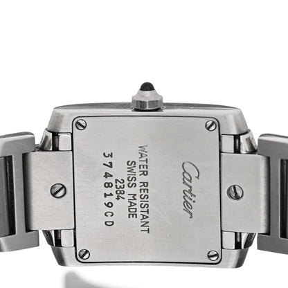 Cartier Stainless Steel 20mm Tank Francaise Quartz Watch 4 of 4