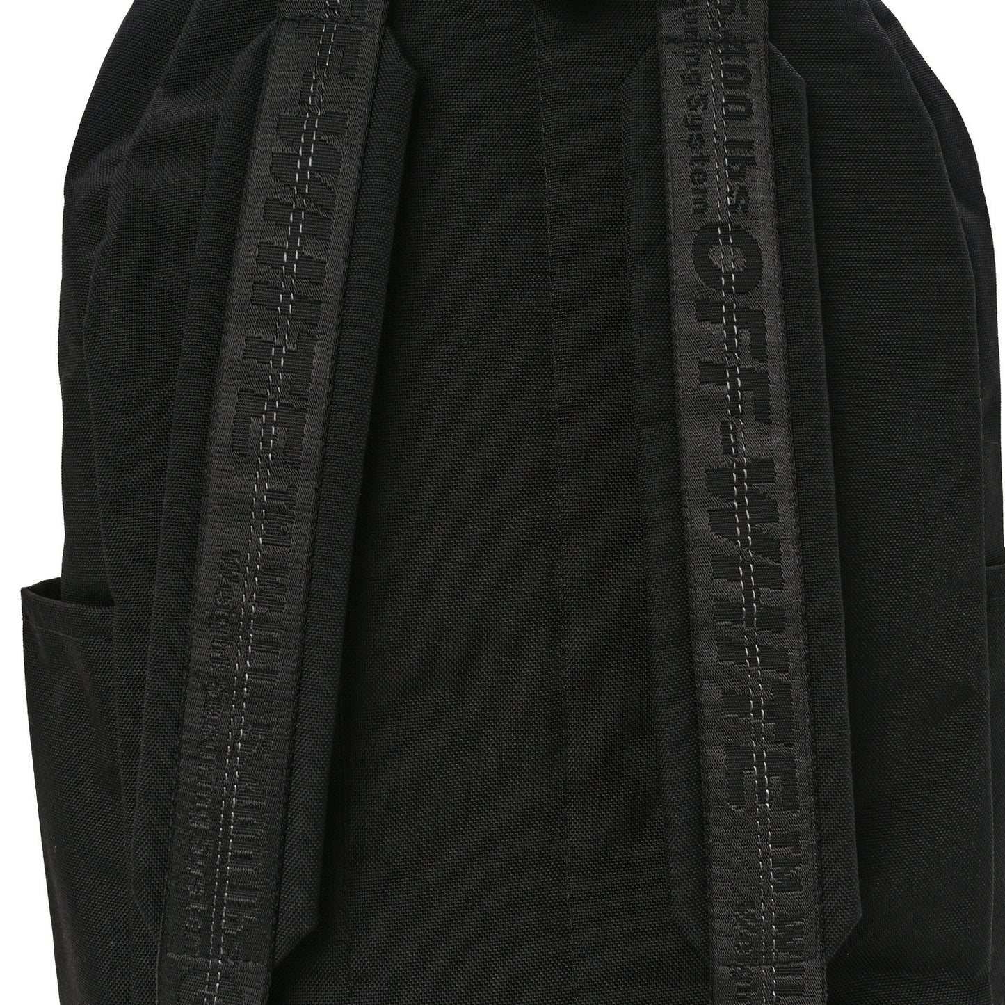 Canvas Logo Backpack Black Fuchsia