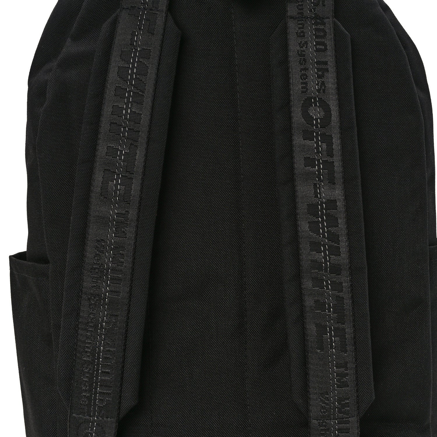 Off-White Canvas Logo Backpack Black Fuchsia 10 of 10