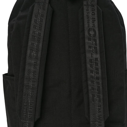 Off-White Canvas Logo Backpack Black Fuchsia 10 of 10