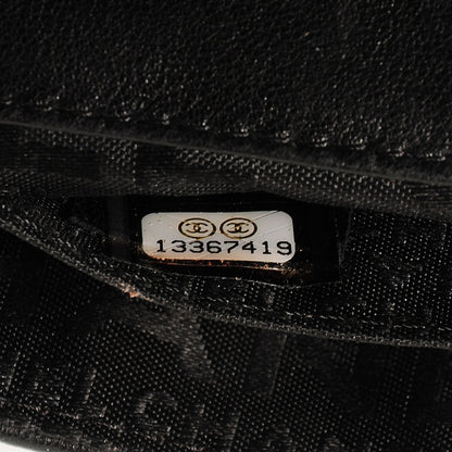 Chanel Lambskin Camellia Mini Flap Black 7 of 7