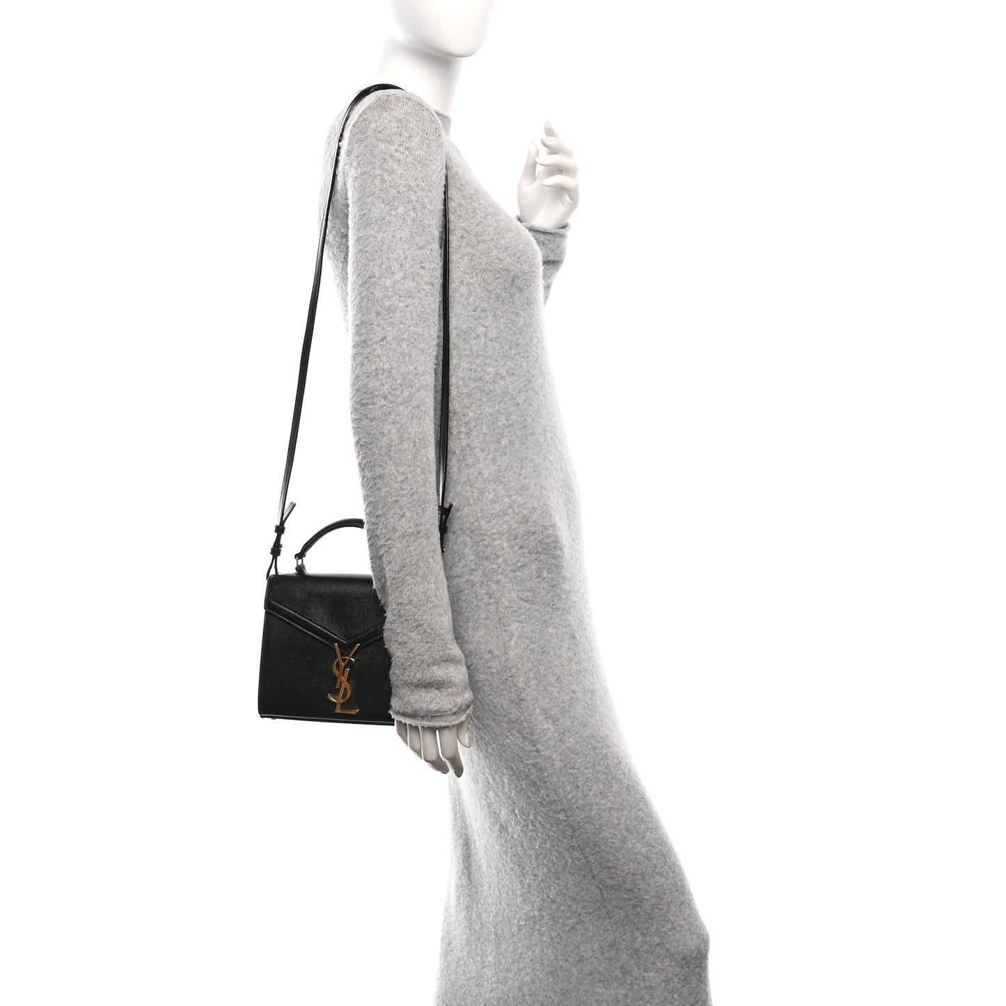 Grain de Poudre Mini Classic Monogram Cassandra Top Handle Black