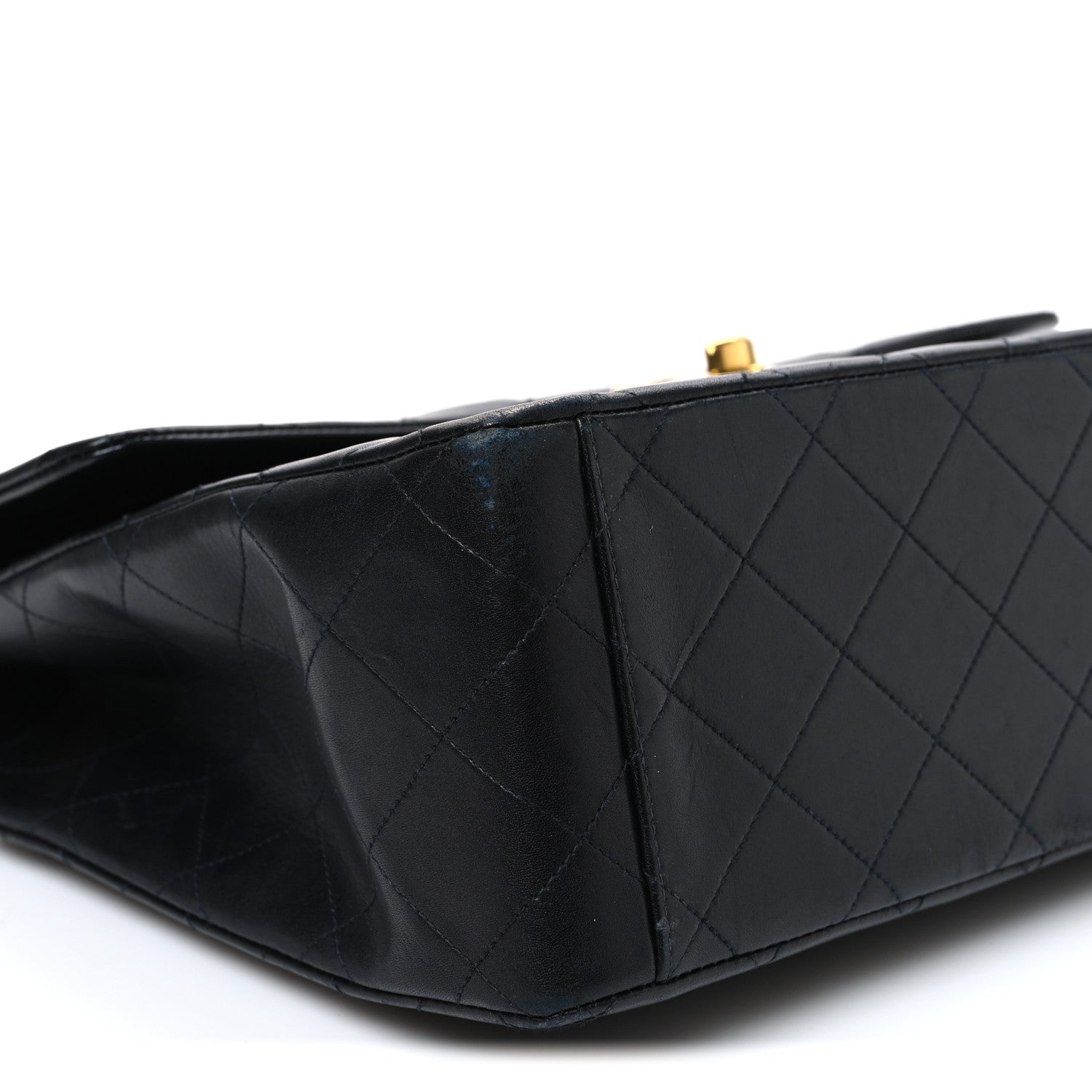 Chanel Lambskin Quilted XL Jumbo Single Flap Black 18 of 23