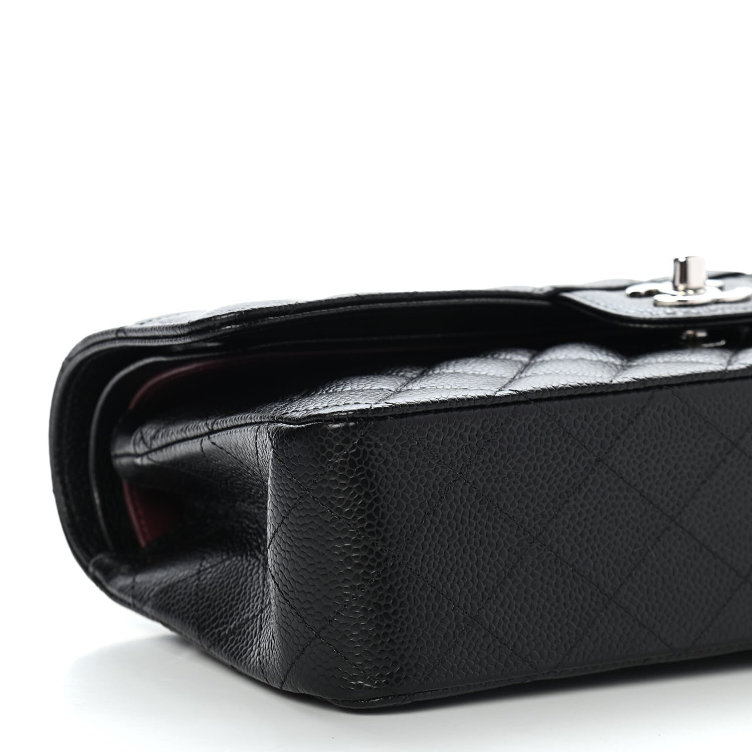 Chanel Caviar Quilted Medium Double Flap Black 8 of 9