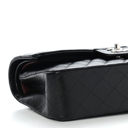 Chanel Caviar Quilted Medium Double Flap Black 8 of 9