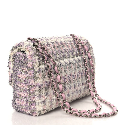 Chanel Tweed Medium Single Flap Pink 3 of 10