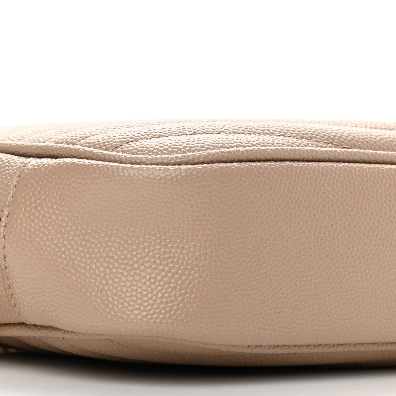 Saint Laurent Grain De Poudre Matelasse Monogram Mini Lou Camera Bag Dark Beige 9 of 10