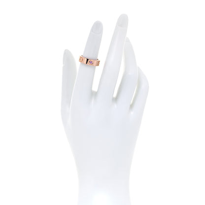 Cartier 18K Pink Gold Pink Sapphire 5.5mm LOVE Ring 48 4.5 4 of 8