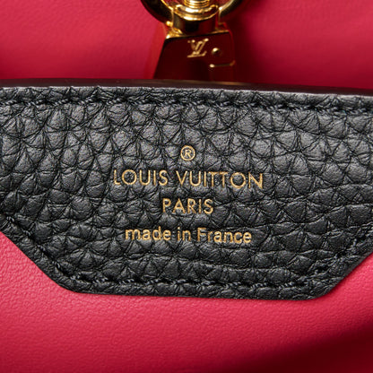 Louis Vuitton Taurillon Capucines BB Black Fuchsia 6 of 10