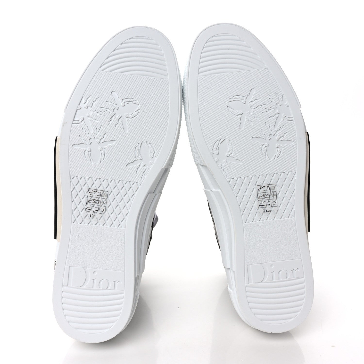 Christian Dior Canvas CD Diamond Mens B23 High Top Sneakers 43