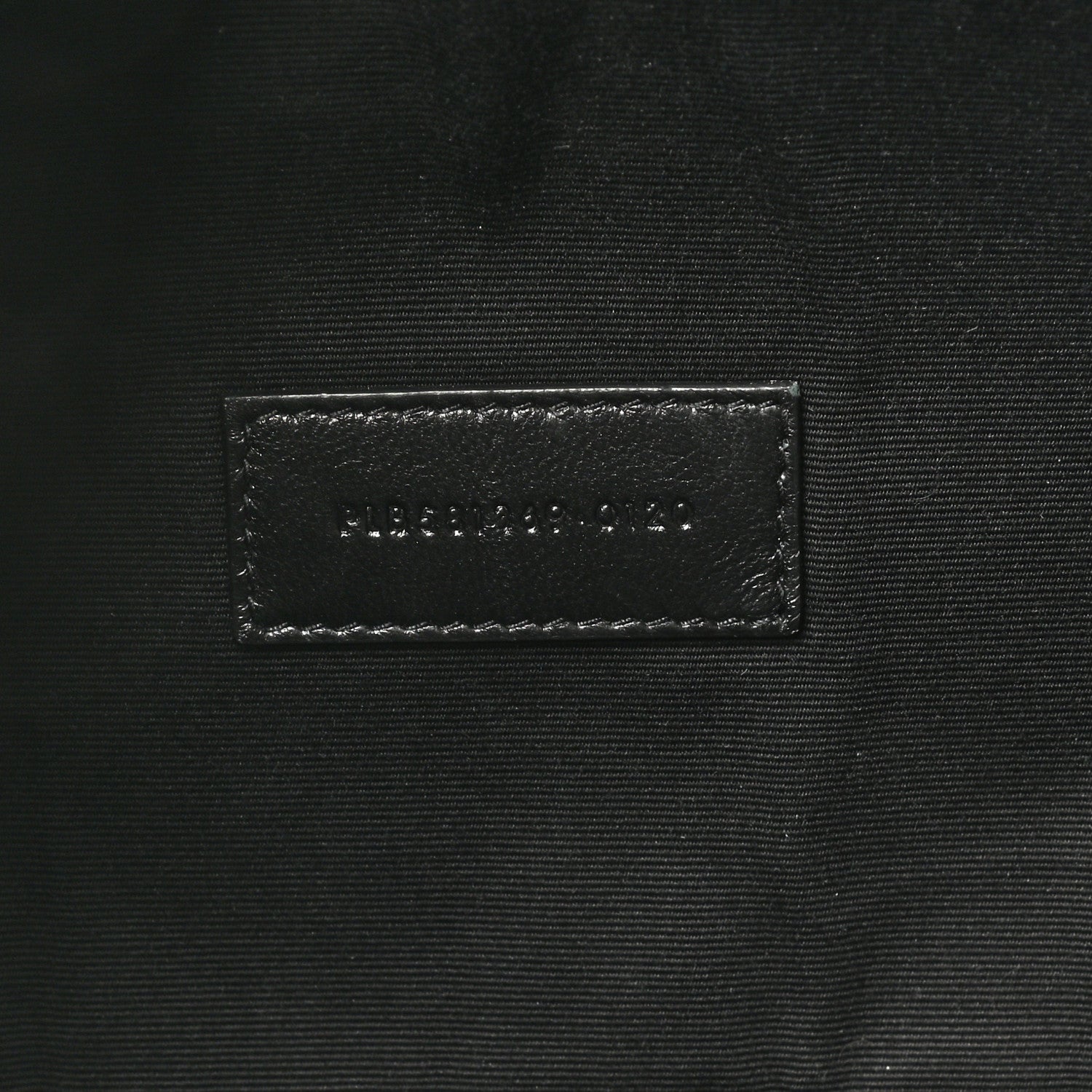 Saint Laurent Linen Canvas Rive Gauche Zipped Pouch Optic White 7 of 8