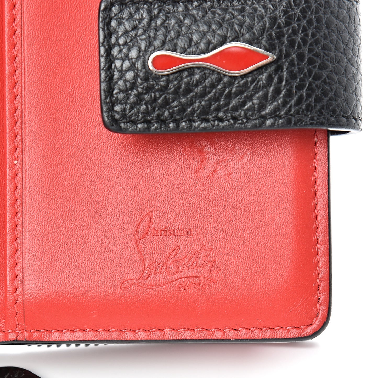 Calfskin Mini Paloma Wallet Black