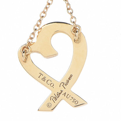 Tiffany 18K Yellow Gold Paloma Picasso Loving Heart Necklace 5 of 8