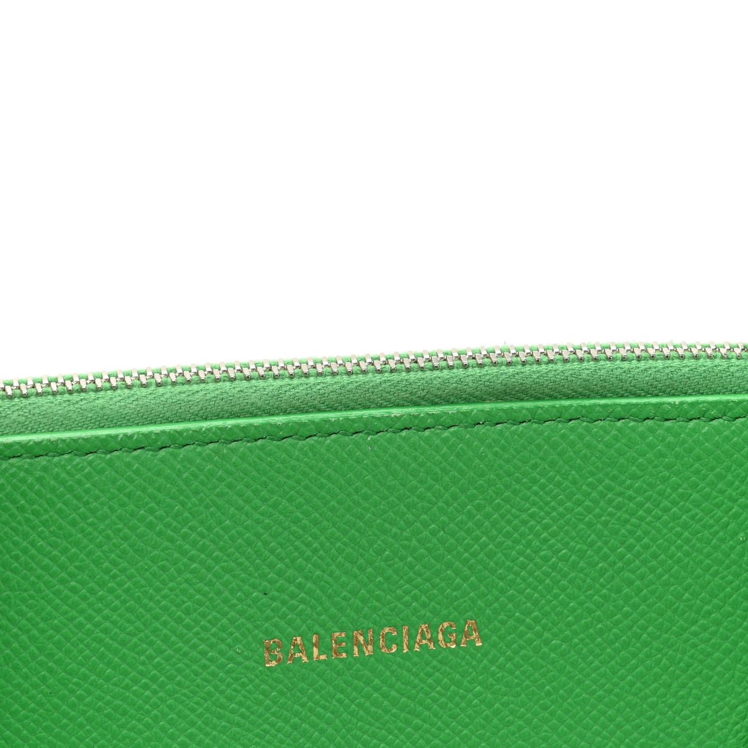 Balenciaga Signature Grained Calfskin Logo M Ville Top Handle Bag Green 20 of 20