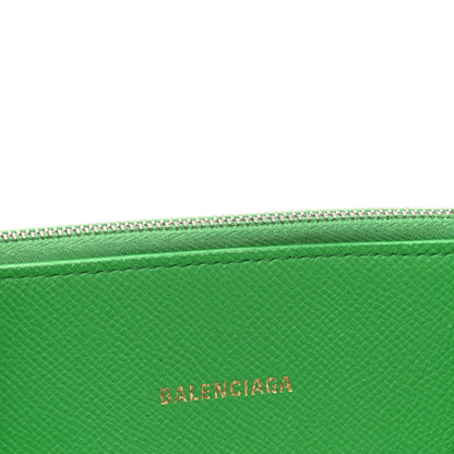 Balenciaga Signature Grained Calfskin Logo M Ville Top Handle Bag Green 20 of 20