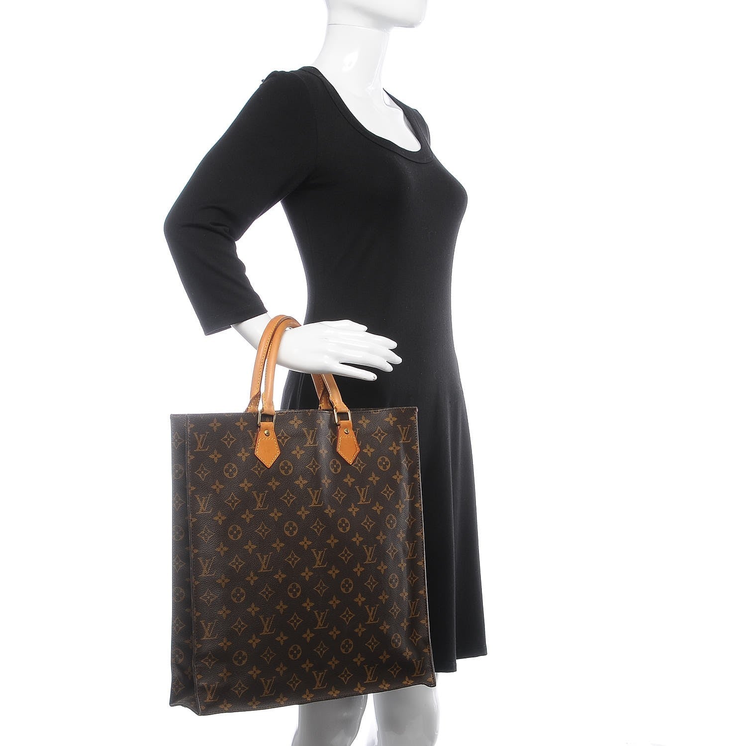 Louis Vuitton Monogram Sac Plat 2 of 11