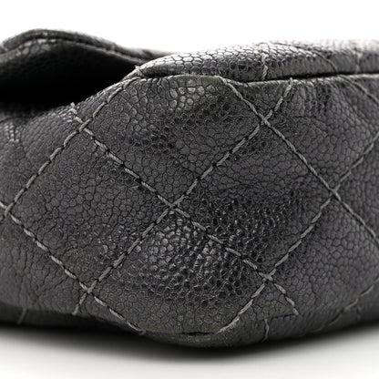Chanel Iridescent Caviar Quilted Small Chic Flap Grey 10 of 13