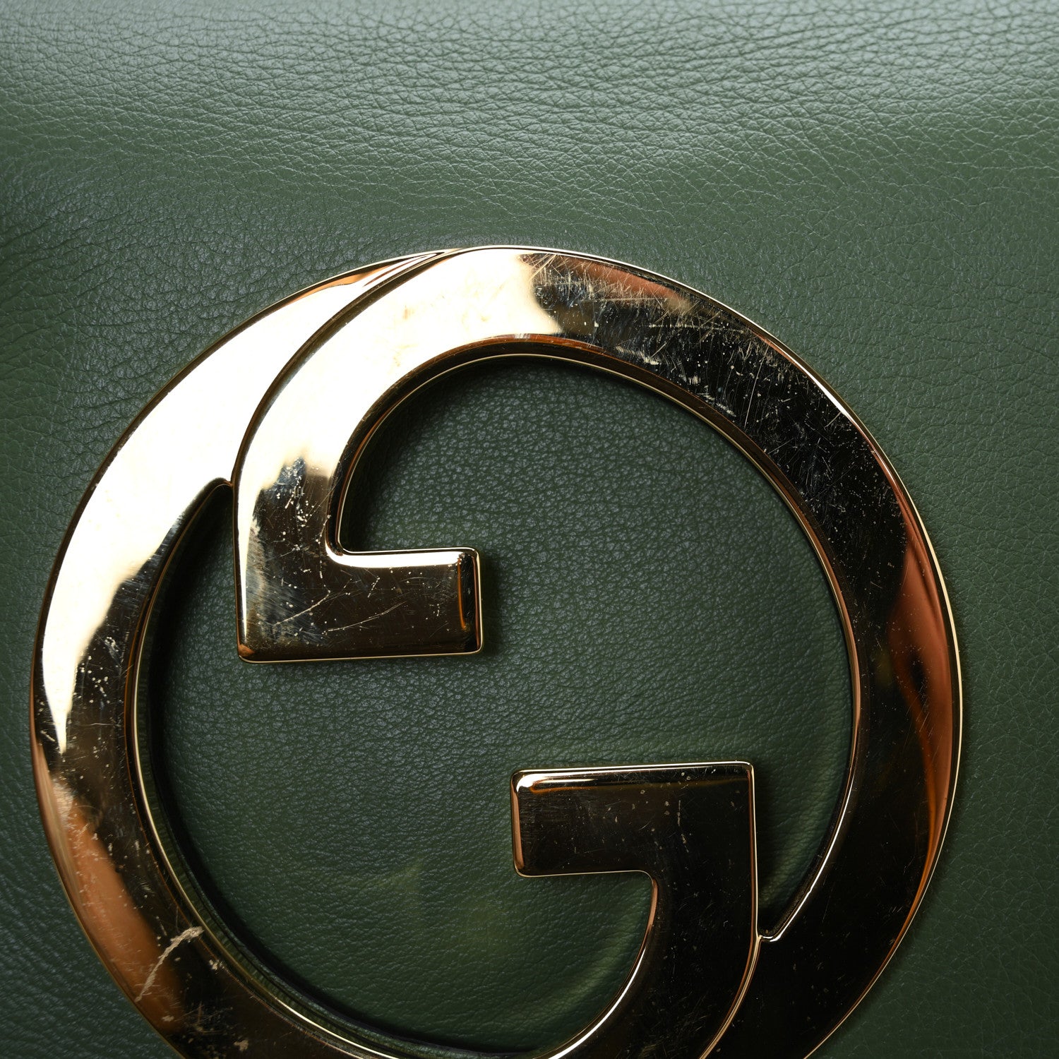 Gucci Roxy Calfskin Blondie Chain Shoulder Flap Bag Salamander