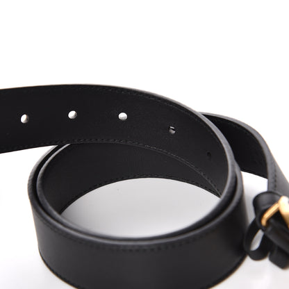 Gucci Calfskin Double G 30mm Belt 75 30 Black 5 of 6