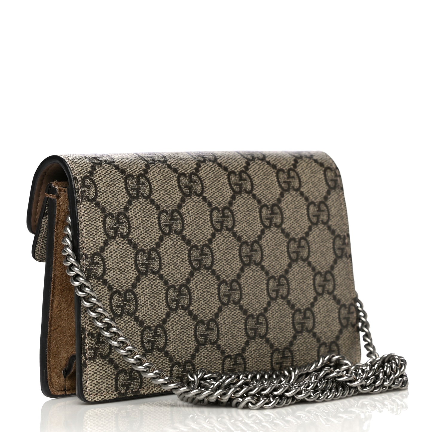 GG Supreme Monogram Super Mini Dionysus Shoulder Bag Taupe