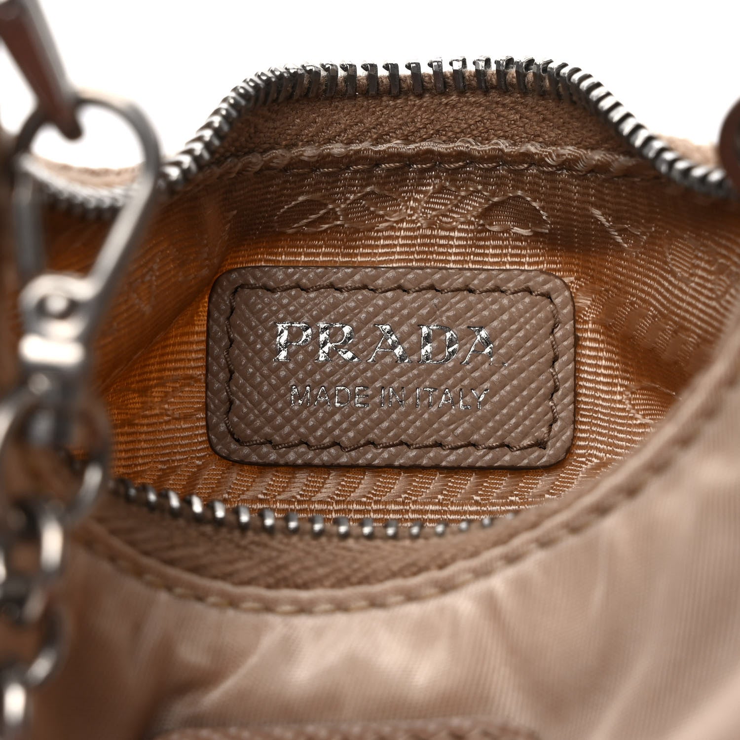 Prada Tessuto Nylon Saffiano Mini Re-Edition 2000 Shoulder Bag Cammeo 6 of 10
