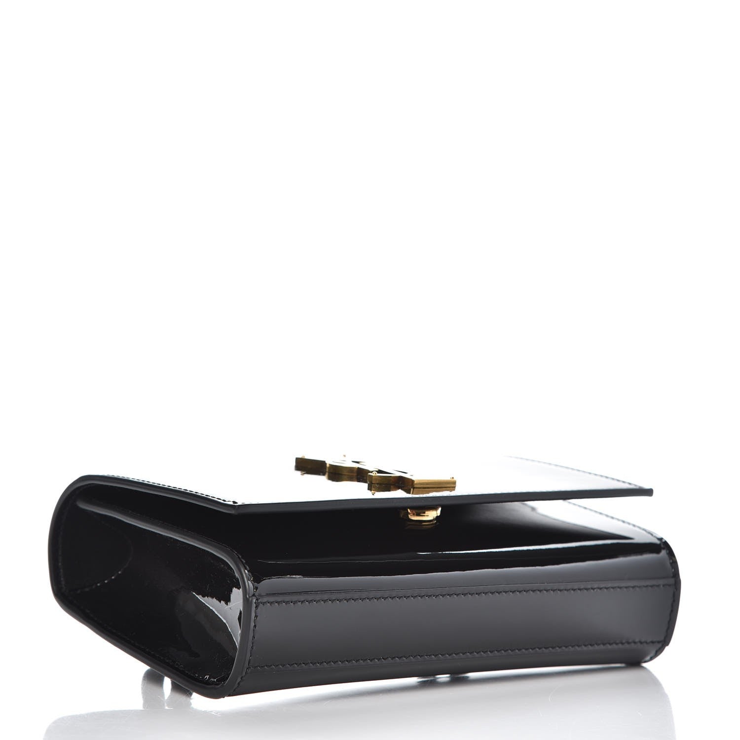 Saint Laurent Patent Monogram Kate Belt Bag Black 4 of 6