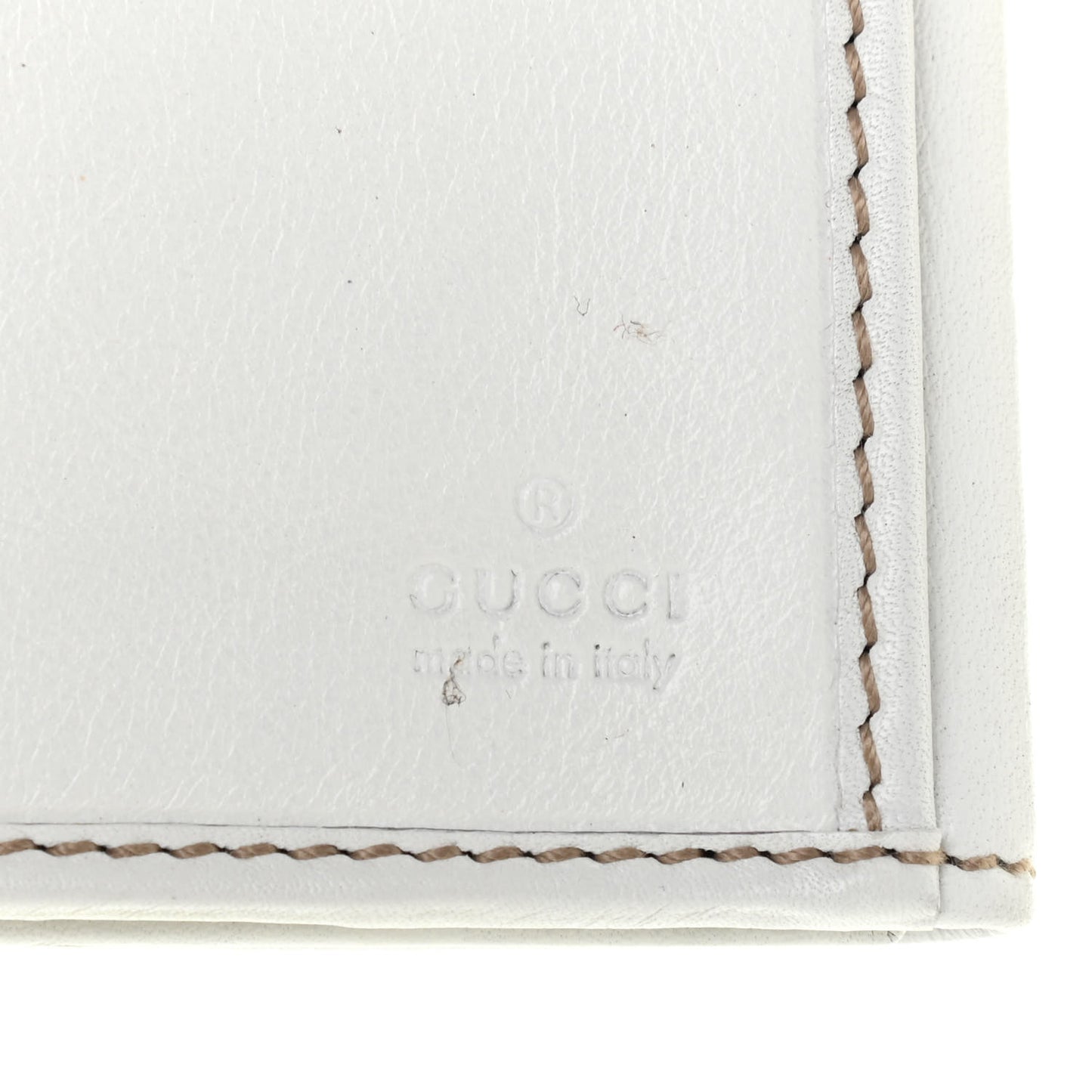 Calfskin Britt Continental Wallet White