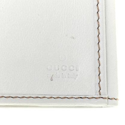 Gucci Calfskin Britt Continental Wallet White 8 of 12