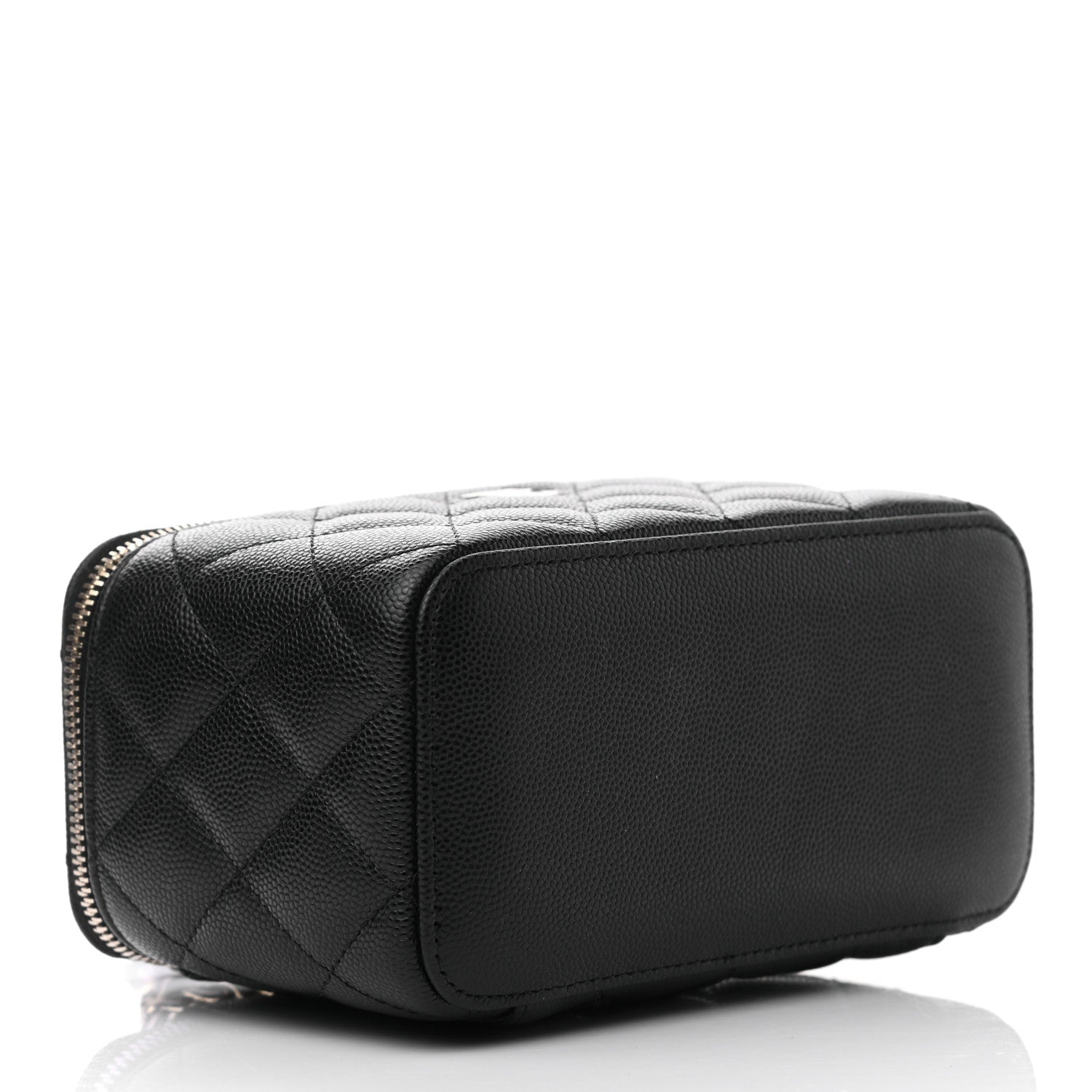 Chanel Caviar Quilted Small Vanity Case With Chain Black 4 of 7