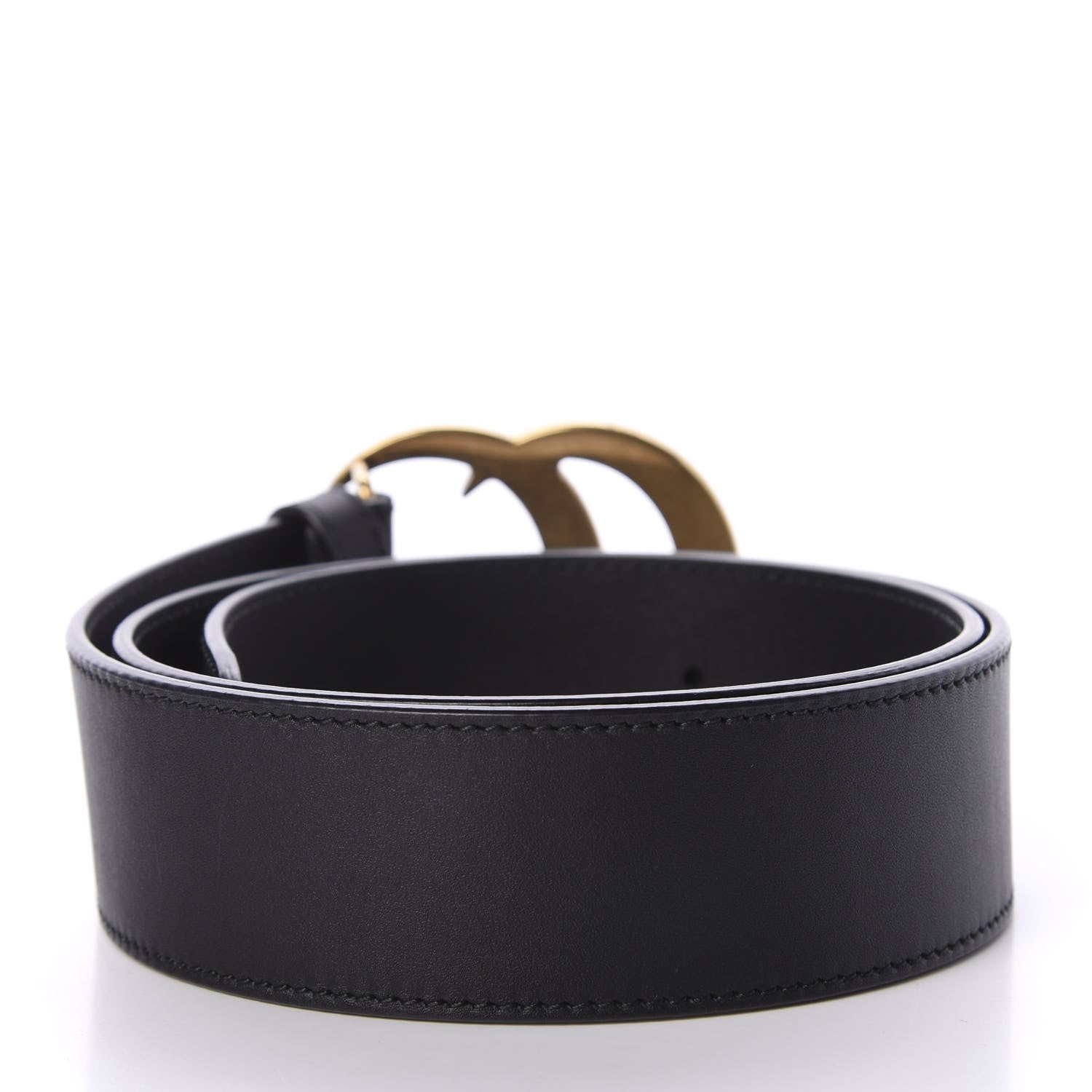 Gucci Calfskin Double G 40mm Belt 75 30 Black 2 of 5