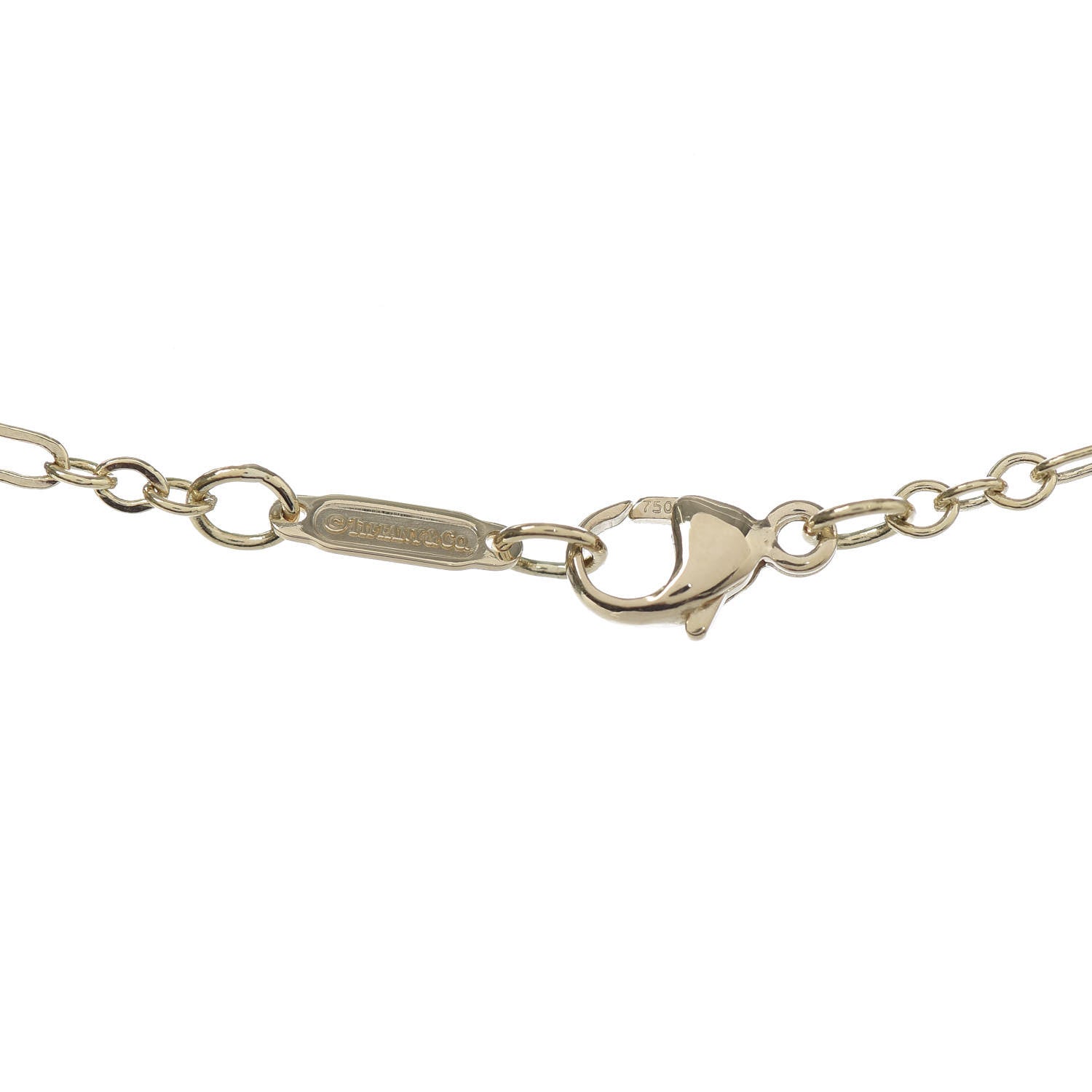 Tiffany 18K Yellow Gold Small Sentimental Heart Pendant Necklace 6 of 6