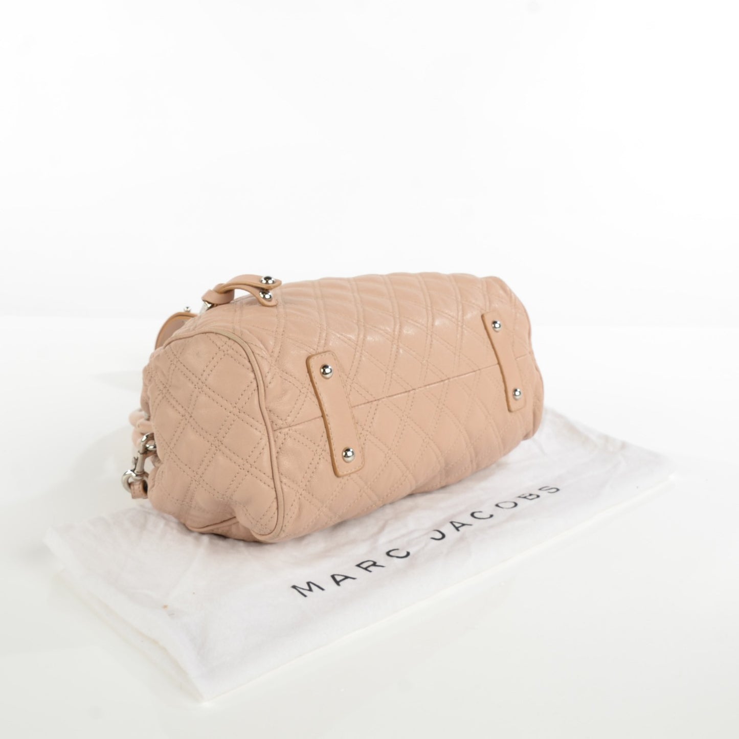 Calfskin Quilted Stam Blush