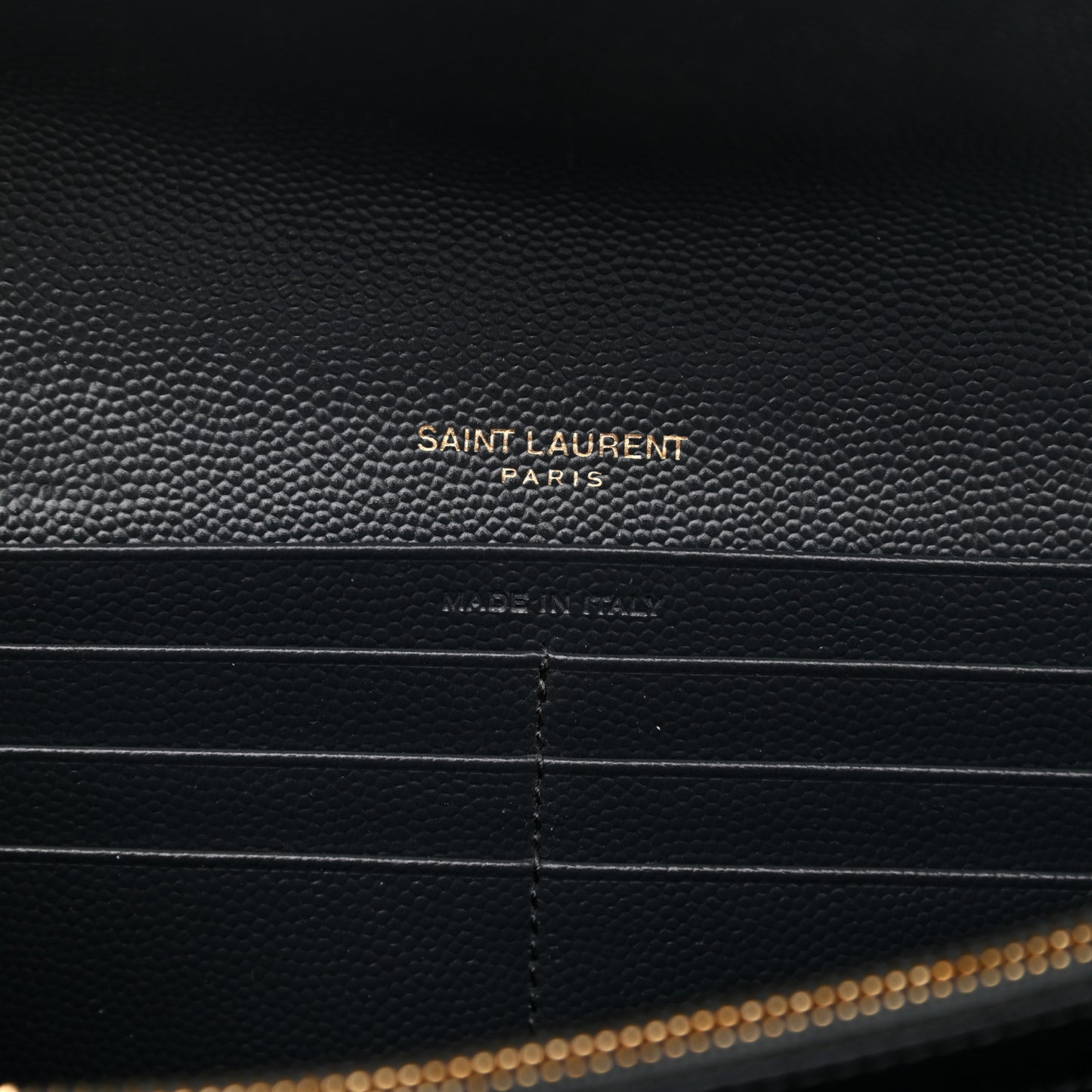 Gjmrain De Poudre Matelasse Chevron Monogram Flap Wallet Fog