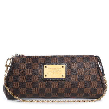 Louis Vuitton Damier Ebene Eva Clutch 1 of 8