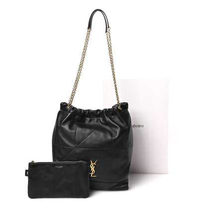 Saint Laurent Lambskin Matelasse Monogram Medium Jamie 4.3 Pochon Black 12 of 12