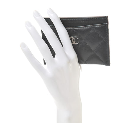 Chanel Lambskin Quilted Card Holder Black 2 of 12