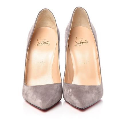 Christian Louboutin Veau Velours So Kate 120 Pumps 37 Storm 2 of 8