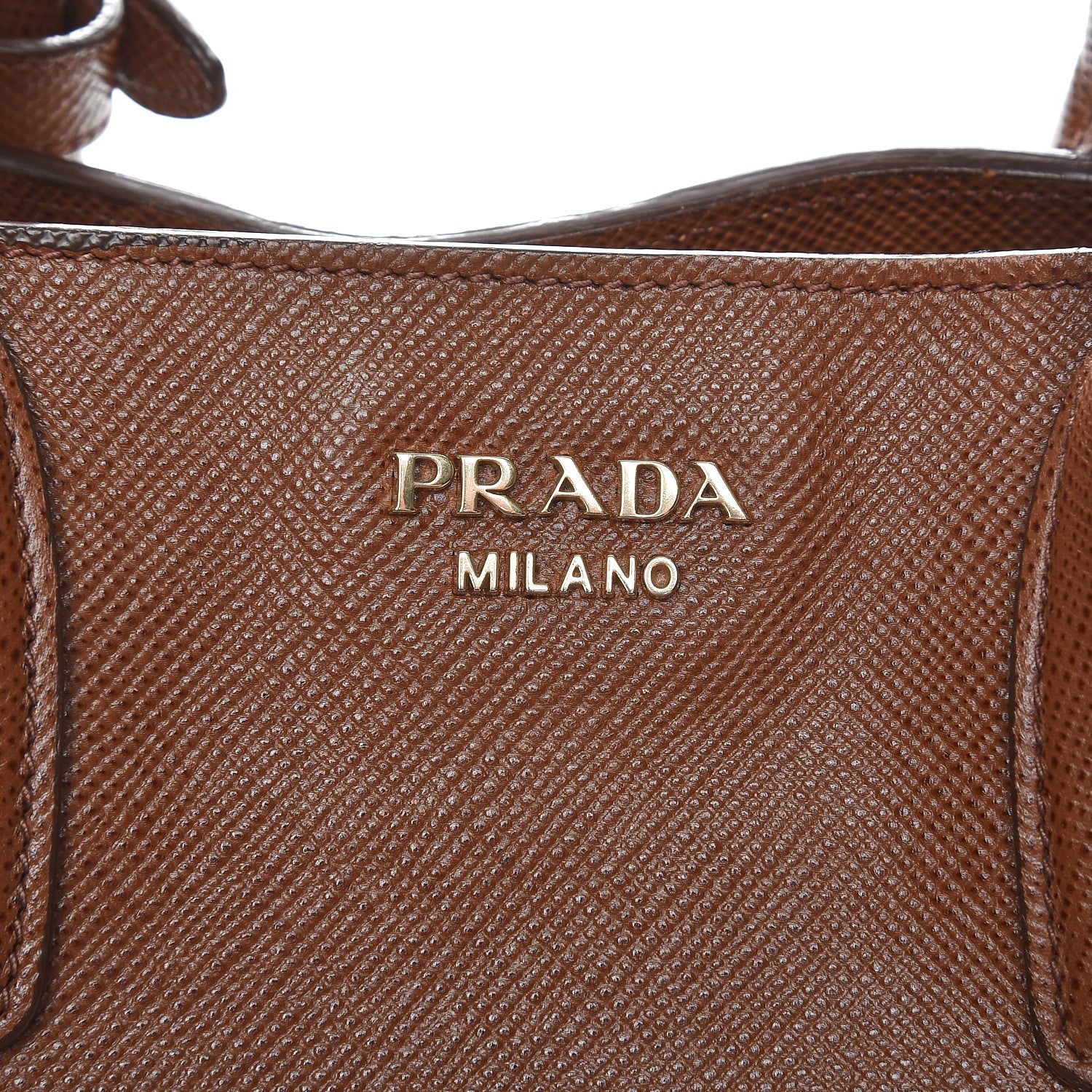 Prada Saffiano Cuir Open Promenade Tote Palissandro 9 of 13