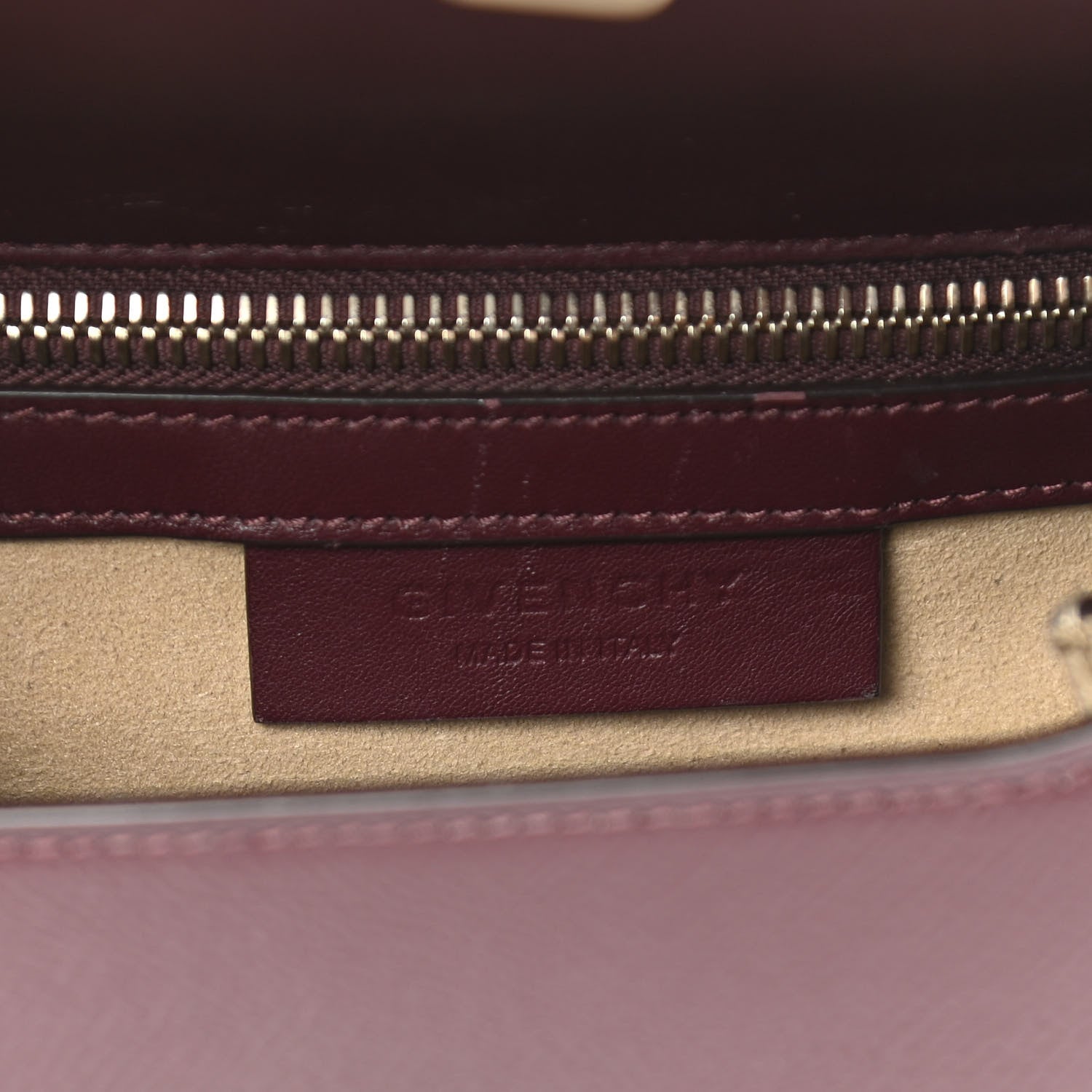Givenchy Textured Calfskin Mini Pandora Box Chain Crossbody Bag Oxblood 6 of 12