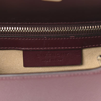 Givenchy Textured Calfskin Mini Pandora Box Chain Crossbody Bag Oxblood 6 of 12