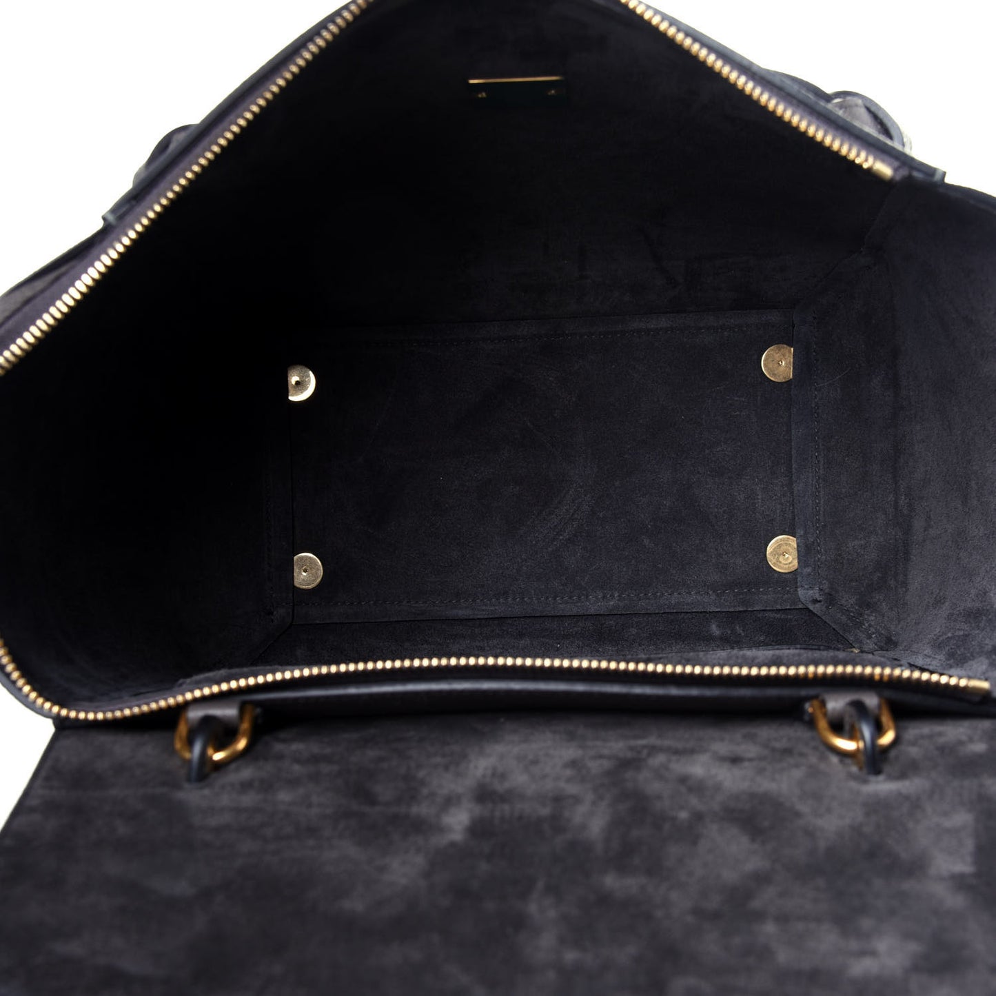 Grained Calfskin Mini Belt Bag Grey