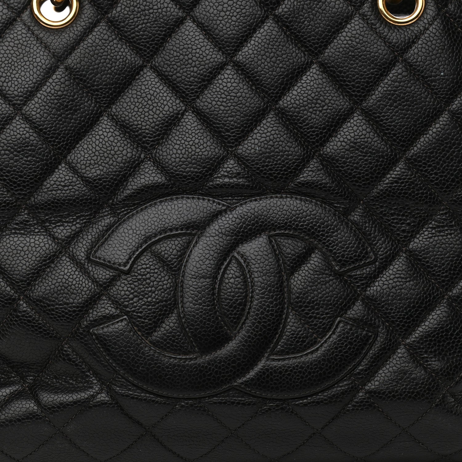 Chanel Caviar Quilted Grand Timeless Tote GTT Black 9 of 13