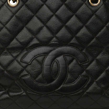 Chanel Caviar Quilted Grand Timeless Tote GTT Black 9 of 13