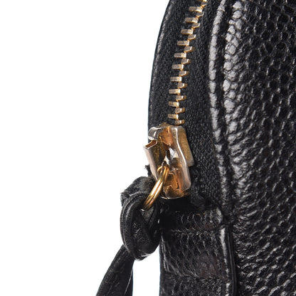 Chanel Caviar Large CC Shoulder Bag Black 9 of 12
