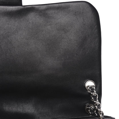 Chanel Washed Lambskin Quilted Maxi Chain Around Flap Black 11 of 11