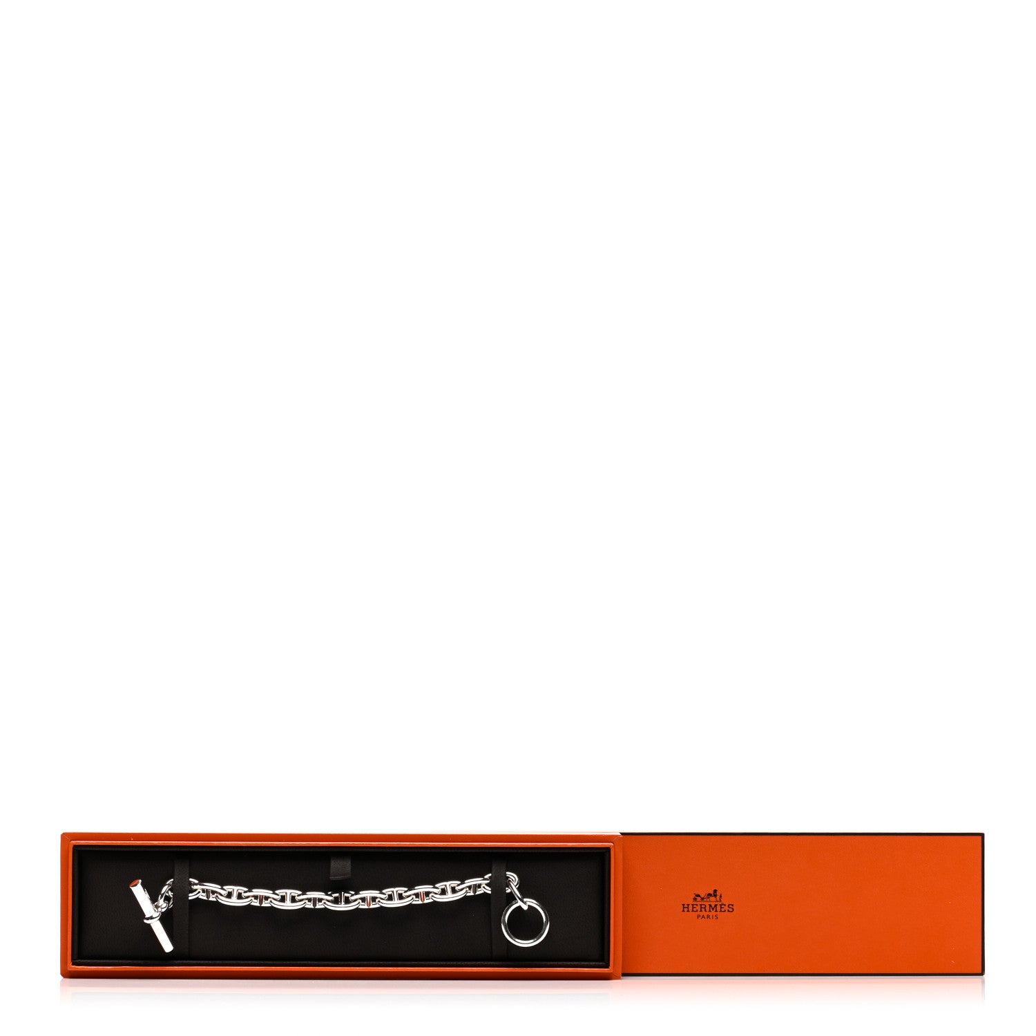 Hermes Sterling Silver GM Chaine d'Ancre Bracelet 4 of 4