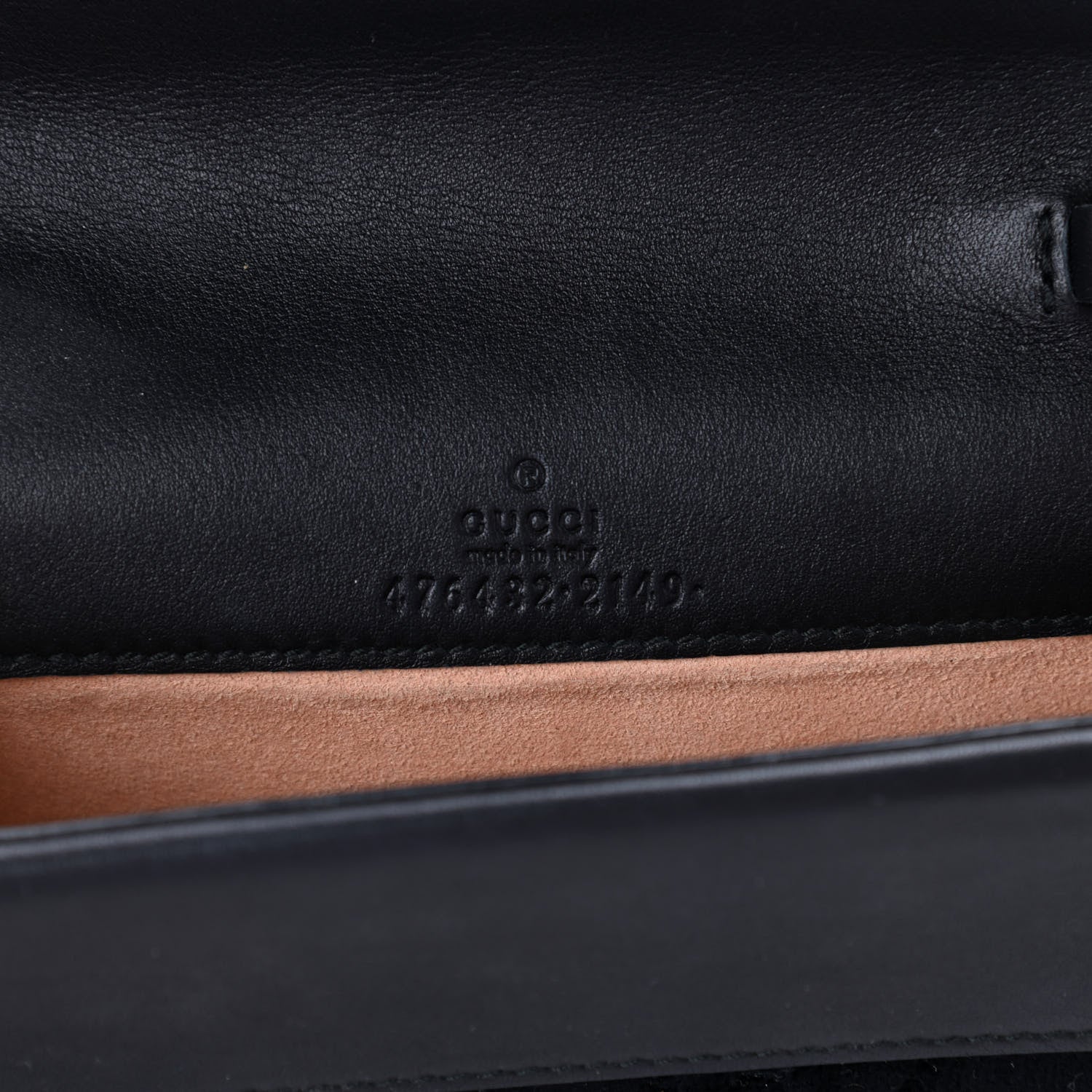 Gucci Velvet GG Monogram Super Mini Dionysus Shoulder Bag Black 6 of 8