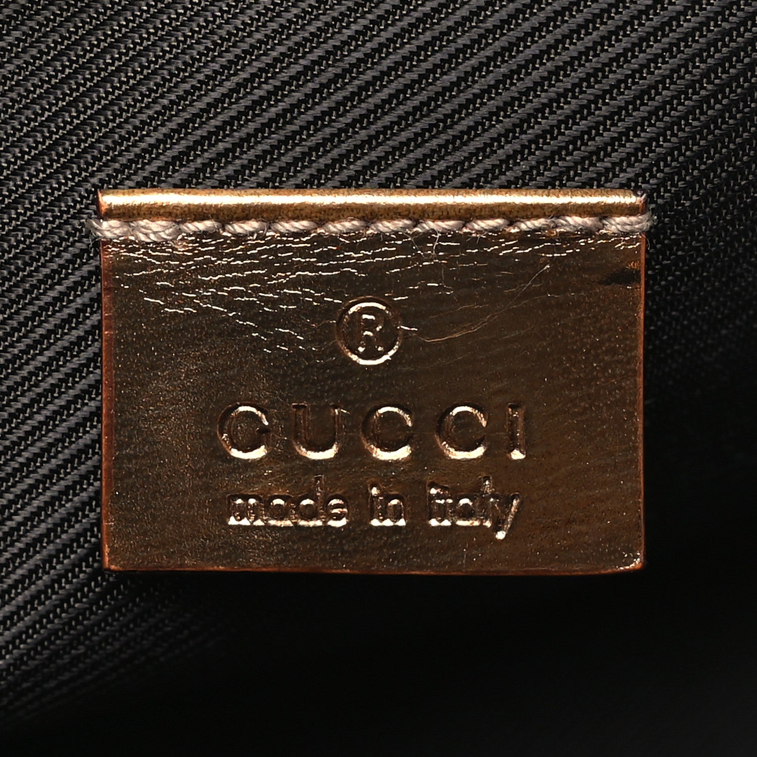 Gucci Guccissima Cosmetic Case Metallic Bronze 6 of 10