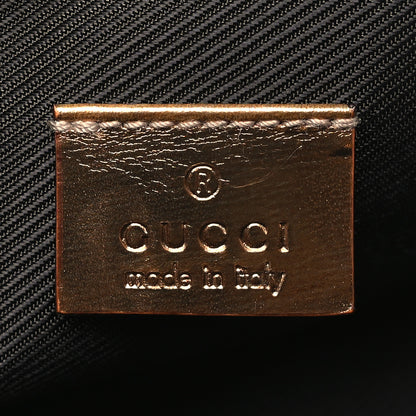 Gucci Guccissima Cosmetic Case Metallic Bronze 6 of 10