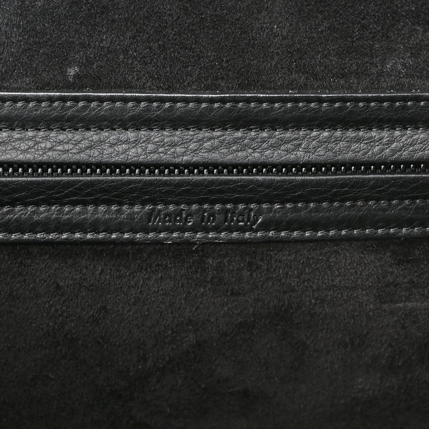 Celine Grained Calfskin Medium Phantom Luggage Black 6 of 14